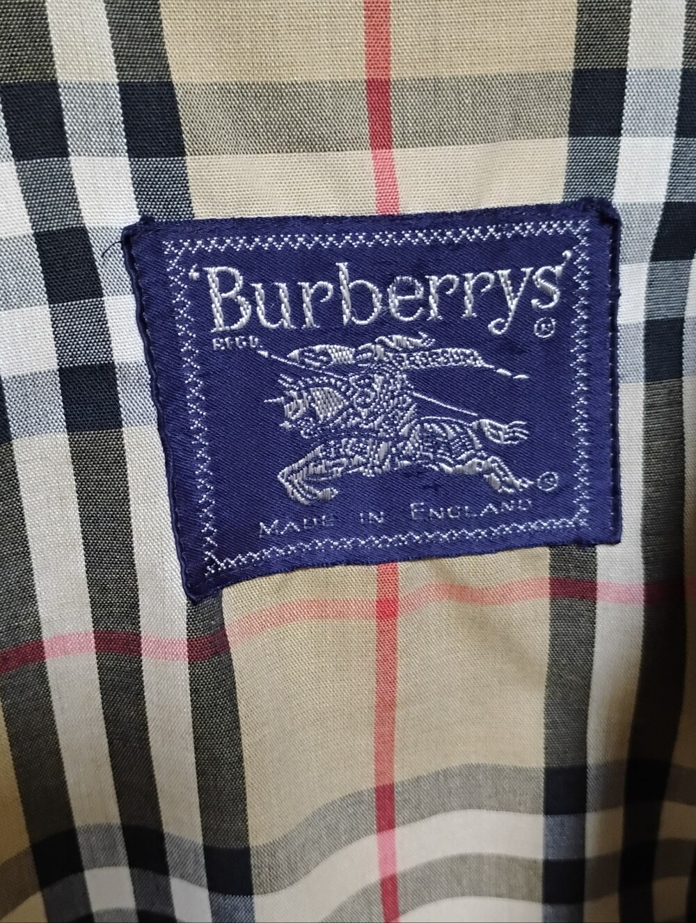 Vintage Burberry Trench Coat with Signature Check Lining - Picture 4 of 9